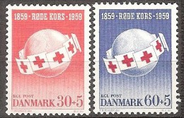 DENMARK  #30+5, 60+5 ØRE** FROM YEAR 1959 - Ongebruikt