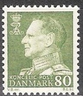 DENMARK  # 80 ØRE** FROM YEAR 1967 (F) - Ongebruikt