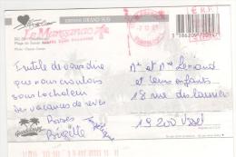 EMA :  Le Manganao , Hotel Club Paladien / Carte De St François Du 7/12/01 - Briefe U. Dokumente