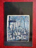 Plaque "Preaching The Heidelberg Catechism" - Faience - Delftware - 1974 - Russia USSR - Unused - Altri & Non Classificati