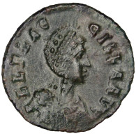 Monnaie, Aelia, 1/2 Centenionalis, Héraclée, TTB+, Cuivre - La Fin De L'Empire (363-476)