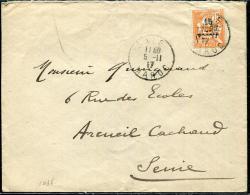 MAROC - N° 42 OBL. SALE LE 5/11/1917, POUR ARCUEIL - TB - Cartas & Documentos
