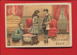 LOUIT CHROMO JEU ENFANTS VISITE MEDECIN DOCTEUR POUPEE MALADE LIT - Louit