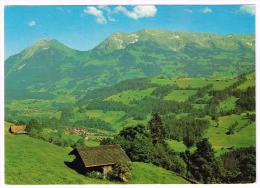 M444 Niedersimmental - Erlenbach - Oey Und Diemtigberg Mit Niesenkette / Viaggiata 1987 - Erlenbach Im Simmental