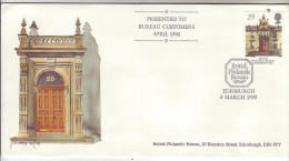 UK Great Britain England 1990 April Edinburgh 6 March British Philatelic Bureau - Covers & Documents