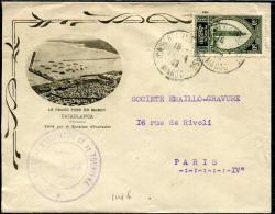 MAROC - N° 113  OBL.  CASABLANCA LE 21/4/1932, POUR PARIS - TB - Storia Postale