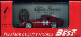 ALFA ROMEO TZ1 TARGA FLORIO 1964 BEST 9067 NUOVO IN BOX - Best Model