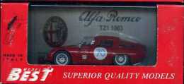 ALFA ROMEO TZ1 TARGA FLORIO 1965 BEST 9062 NUOVO IN BOX - Best Model