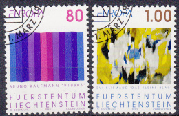 LIECHTENSTEIN - Michel - 1993 - Nr 1054/55 - Gest/Obl/Us - Oblitérés