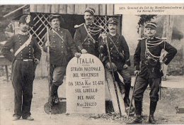 Italie     Borne Frontière Au Col Du Mont Cenis - Autres & Non Classés