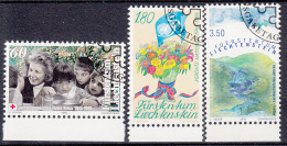 LIECHTENSTEIN - Michel - 1995 - Nr 1105/07 - Gest/Obl/Us - Gebraucht