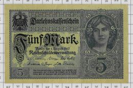 World Paper Money N° 56b Etat SPL - 5 Mark