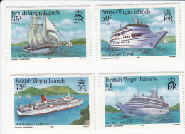 Britse Maagdeneilanden(Virgin Islands) Mi 537/540;Yv 539/542 Schepen ** Verlaagde Prijs - Iles Vièrges Britanniques