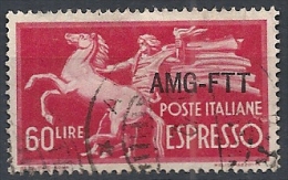 1950 TRIESTE A USATO ESPRESSO 60 LIRE - RR11873 - Express Mail