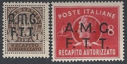 1947 TRIESTE A RECAPITO AUTORIZZATO MH * - RR11873 - Posta Espresso