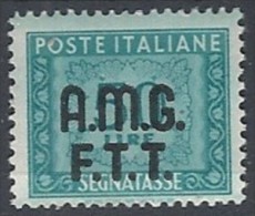 1947-49 TRIESTE A SEGNATASSE 2 RIGHE 50 LIRE MH * - RR11873 - Strafport