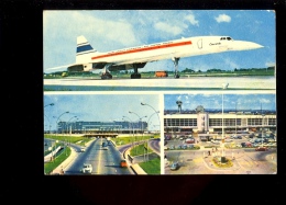 PARIS ORLY Aéroport Aérogare Bourget Avion Supersonique CONCORDE Airplane British Aircraft Corp. Sud Aviation - Aeroporto