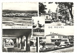 Delcampe - Cp, 31, Revel, Multi-Vues, Voyagée 1959 - Revel