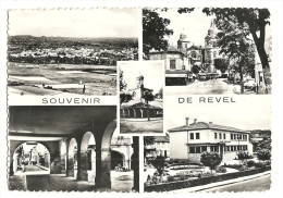 Cp, 31, Revel, Multi-Vues, Voyagée 1959 - Revel