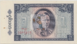 BIRMANIE - BIR-1KYAT-1965 / P 52 - Myanmar