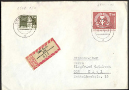 GERMANY - DDR - ARMS - Recomm.letter - 1974 - Omslagen