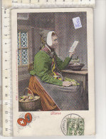 PO2351C# SVIZZERA - GLARUS - DONNE COSTUMI TIPICI   VG 1906 - Otros & Sin Clasificación