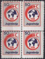 YUGOSLAVIA - JUGOSLAVIA - ERROR - VERT. IMPERF. - TBC TAX - RED CROSS - Pair - **MNH -1987 - Beneficiencia (Sellos De)