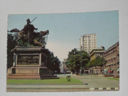 TORINO - Piazza Solferino E Monumento Al Duca Di Genova - 1957 - Piazze