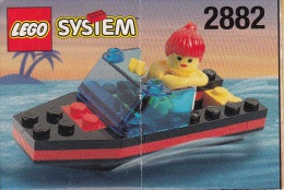 Lego 2882 Bateau Rapide Avec Plan 100 % Complet Voir Scan - Lego System