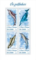 S. Tome&Principe. 2013 Dolphins. (403a) - Delfines