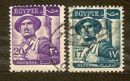 EGITTO Egypte  N. 317-318/US - 1953/56 -   Lot Lotto - Oblitérés