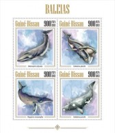 Guinea Bissau. 2013 Whales. (405a) - Baleines