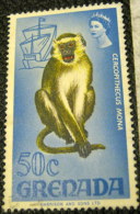 Grenada 1968 Cercopithecus Mona 50c - Used - Granada (...-1974)