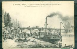 Maisons Laffitte - Le Pont XVIIè Siècle - L'embarcadère Des Bateaux à Vapeur De Paris à Rouen, D'après Une Gravu  Abv169 - Maisons-Laffitte