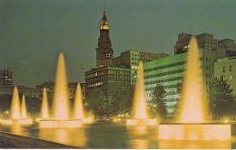 ZS50182 Fountains On The Mall  Cleveland   2 Scans - Cleveland