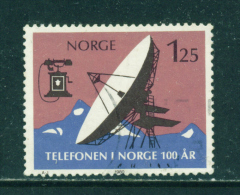 NORWAY - 1980  Telephone Centenary  1k25  Used As Scan - Used Stamps