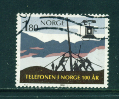 NORWAY - 1980  Telephone Centenary  1k80  Used As Scan - Gebraucht