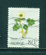 NORWAY - 1979  Flowers  80o  Used As Scan - Gebraucht