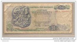 Grecia - Banconota Circolata Da 50 Dracme P-199a.1 - 1978 #19 - Greece