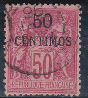 MAROC - SAGE N/U - YVERT N° 6 OBLITERE  - COTE = 55 EUR. - Usados