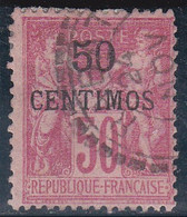 MAROC - SAGE N/B - YVERT N° 6A OBLITERE  - COTE = 320 EUR - Usati