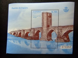 ESPAÑA  2013 PUENTE DE FRIAS (BURGOS) BRIDGE OF BURGOS Edifil 4825 ** MNH - Blocchi & Foglietti