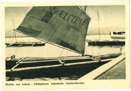 Missiën Van Scheut: Philippijnen. Inlandsche Visschersbootjes. - & Boat - Filippine