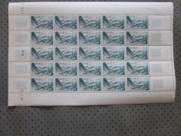 MAROC Ex Protectorat Français  Feuille 25 Timbres **  Coin Daté N° 173 Y/T  C/45 € Sheet Of 25 Stamps Rating:€ 45 - Unused Stamps