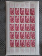 MAROC Ex Protectorat Français  Feuille 25 Timbres **  Coin Daté N° 288 Y/T  C/62 € Sheet Of 25 Stamps Rating:€ 62 - Unused Stamps