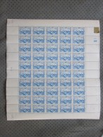 MAROC Ex Protectorat Français  Feuille 50 Timbres **  Coin Daté N° 212 Y/T  C/15 € Sheet Of 50 Stamps Rating:€ 15 - Unused Stamps