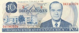 BILLET # COSTA -RICA # 1986 # DIX COLONES # PICK 240 # NEUF # - Costa Rica