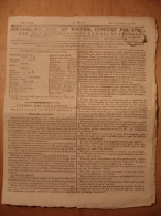 JOURNAL DU SOIR 6 AVRIL 1799 - DENONCIATION CONTRE MARQUEZY - LOI DESERTION - RASTADT LETTRE DE LA DIETE - ELITE SUISSE - Newspapers - Before 1800