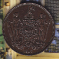 @Y@    Brits North Borneo  1 Cent  One Cent  1887 XF   ( 2365 ) - Malesia