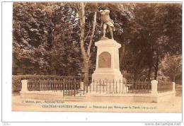 CHATEAU  GONTIER MONUMENT AUX MORTS POUR LA PATRIE 1914 REF 15304 - Kriegerdenkmal